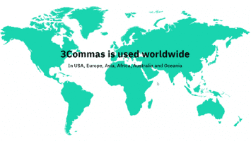 3Commas worldwide map view