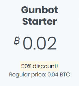 Gunbot starter pack subsription