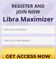 Registratieformulier van Libra Maximizer